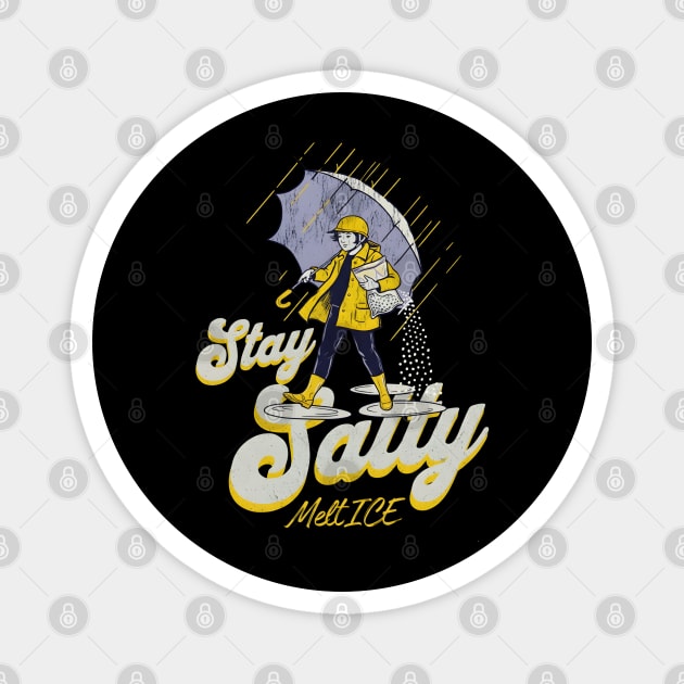 Stay-Salty-Melt-Ice Magnet by dtr_art